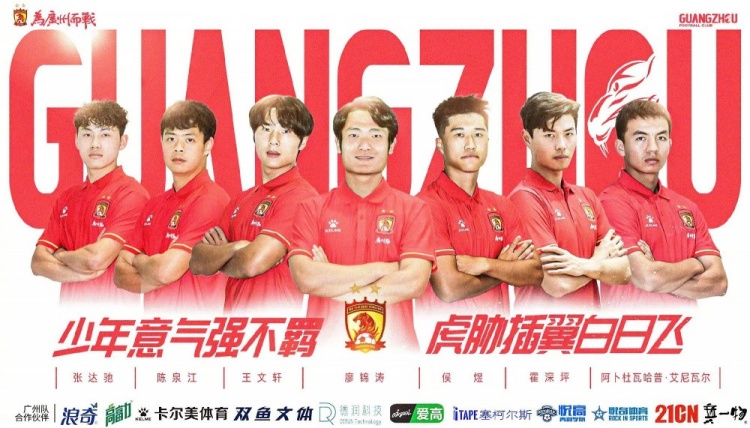  廣州隊球員王文軒轉(zhuǎn)會重慶銅梁龍，今年25歲，司職中衛(wèi) ???