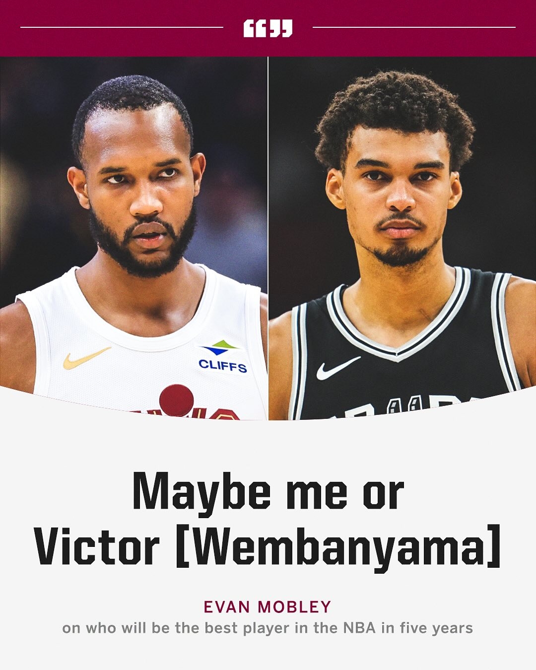  未來5年NBA最好的球員會是誰？莫布里：可能是我或者文班亞馬