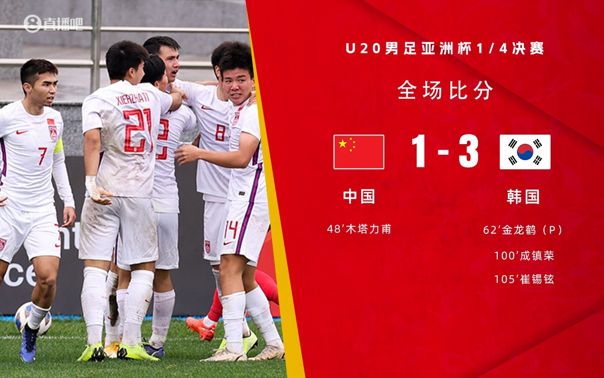  復(fù)仇！U22國足絕殺復(fù)仇韓國，2年前U20亞洲杯加時憾負(fù)無緣世青賽